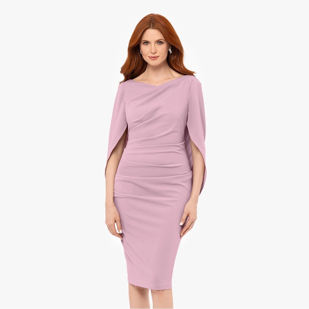 NWT! Draped Women's Rose Colored Dress - Picture 10 of 10